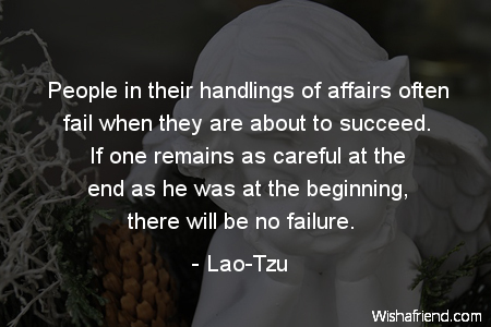 failure-People in their handlings of
