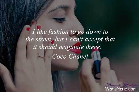 fashion-I like fashion to go