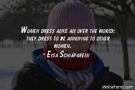 fashion-Women dress alike all over