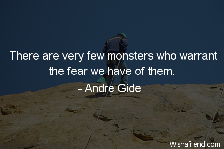 fear-There are very few monsters