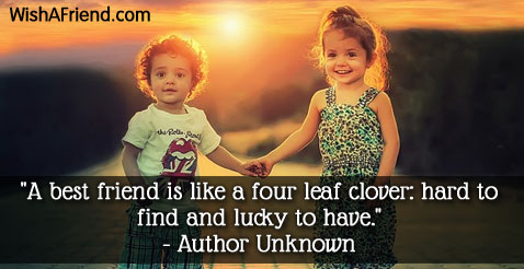 friendship-A best friend is like