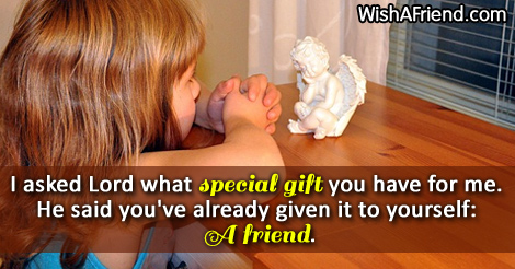 friendship-I asked Lord what special