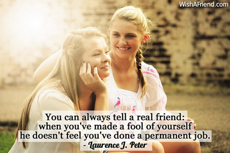 friendship-You can always tell a