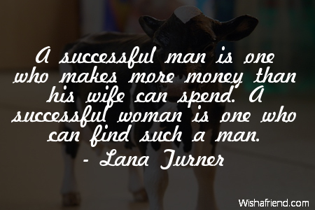 funny-A successful man is one