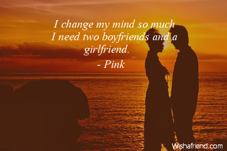 girlfriend-I change my mind so