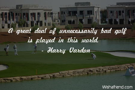 golf-A great deal of unnecessarily