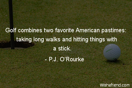 golf-Golf combines two favorite American