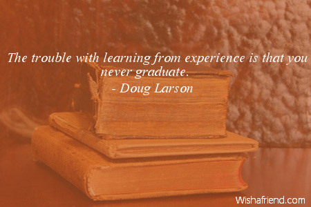 graduation-The trouble with learning from