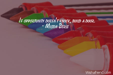 graduation-If opportunity doesn't knock, build