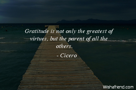 gratitude-Gratitude is not only the