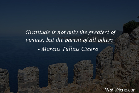 gratitude-Gratitude is not only the