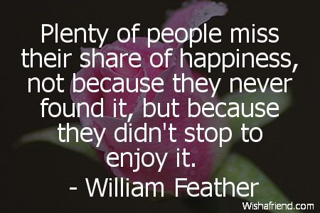 happiness-Plenty of people miss their