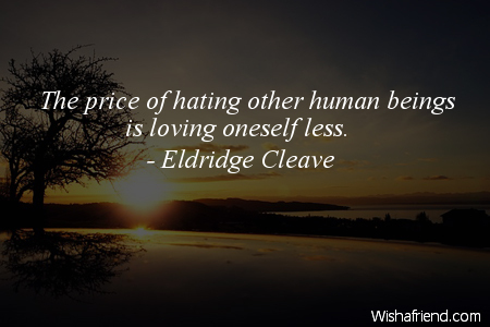 hate-The price of hating other