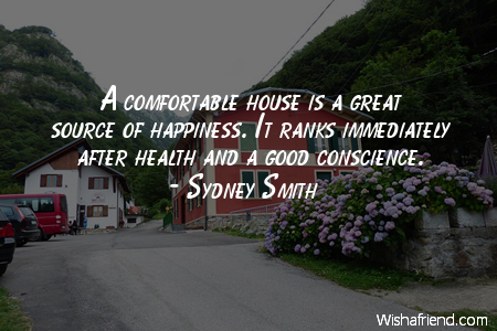 home-A comfortable house is a