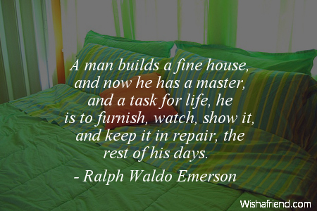 home-A man builds a fine