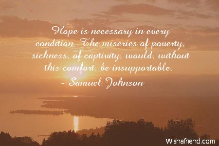 hope-Hope is necessary in every