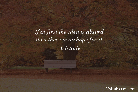 ideas-If at first the idea