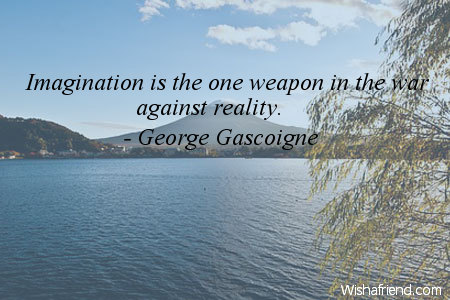 imagination-Imagination is the one weapon