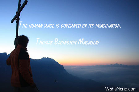 imagination-The human race is governed