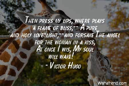 kisses-Then press my lips, where