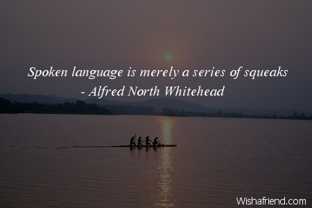 language-Spoken language is merely a