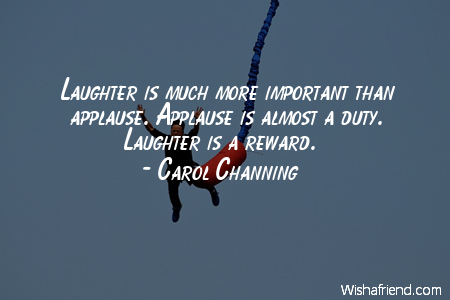 laughter-Laughter is much more important