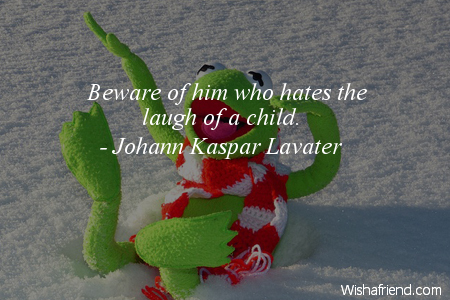 laughter-Beware of him who hates