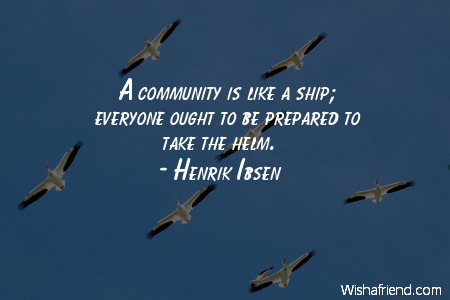 leadership-A community is like a