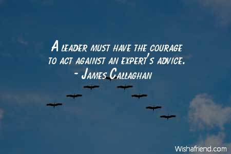 leadership-A leader must have the