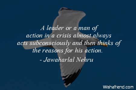 leadership-A leader or a man