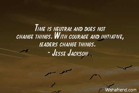 leadership-Time is neutral and does