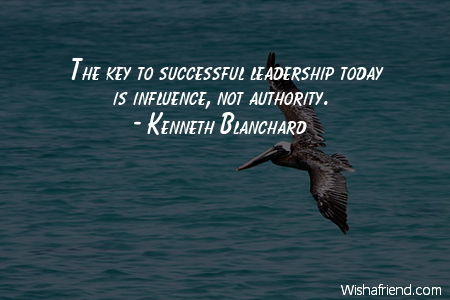 leadership-The key to successful leadership