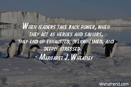 leadership-When leaders take back power,