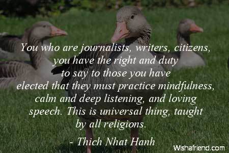 leadership-You who are journalists, writers,