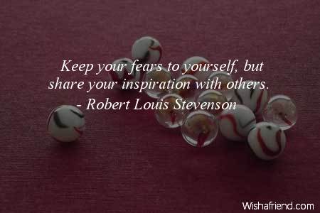 leadership-Keep your fears to yourself,