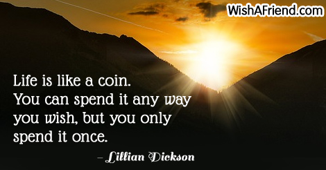 life-Life is like a coin.