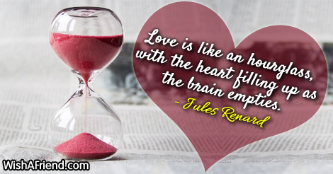 love-Love is like an hourglass,
