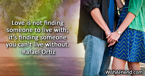 love-Love is not finding someone