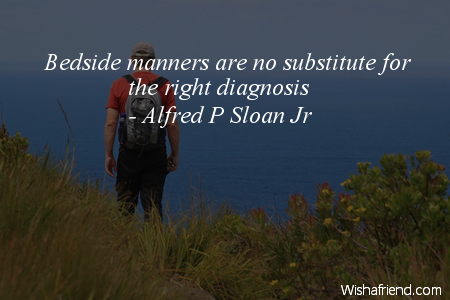 manners-Bedside manners are no substitute