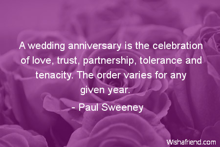 marriage-A wedding anniversary is the