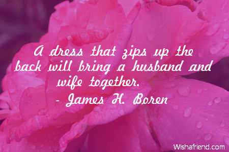 marriage-A dress that zips up