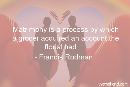 marriage-Matrimony is a process by