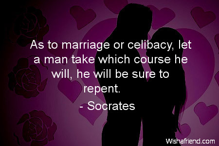 marriage-As to marriage or celibacy,