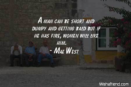 men-A man can be short