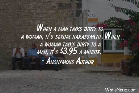 men-When a man talks dirty