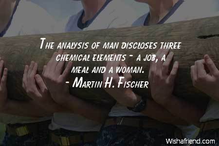 men-The analysis of man discloses