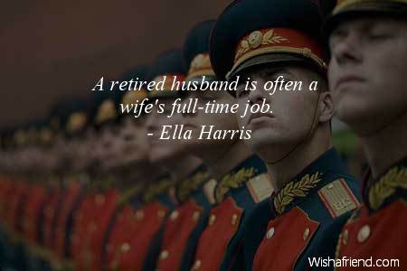 men-A retired husband is often