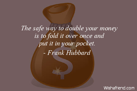 money-The safe way to double