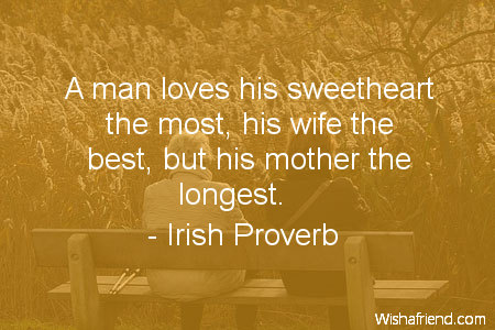 mother-A man loves his sweetheart