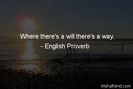 motivational-Where there's a will there's